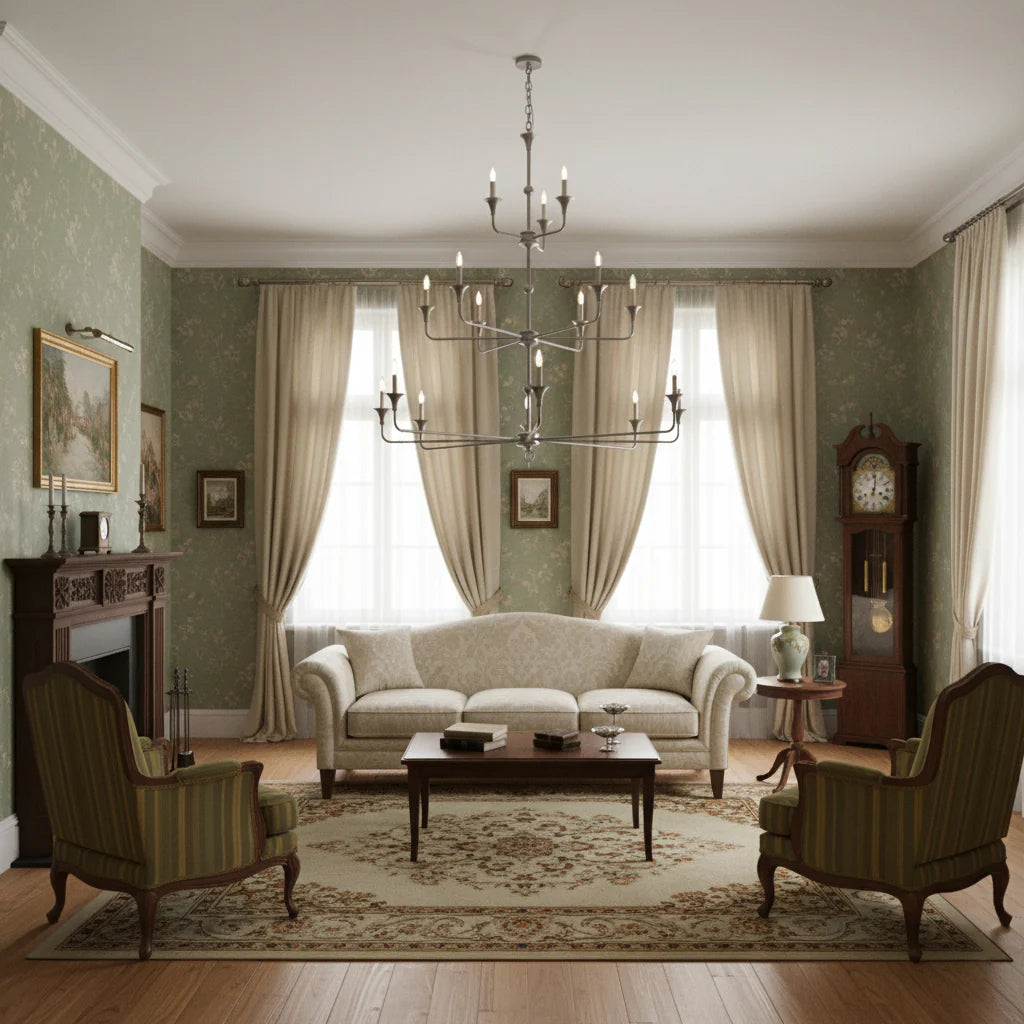 Axis Brass Chandelier