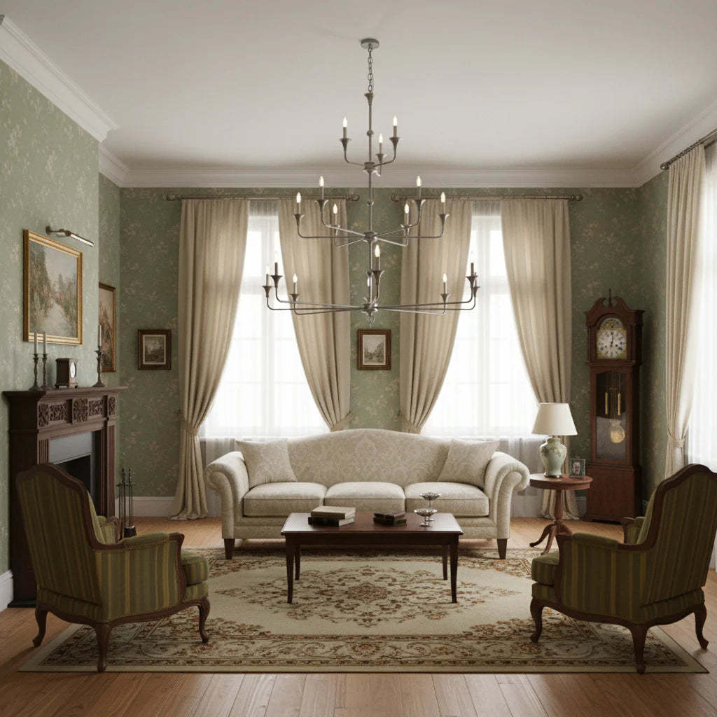 Axis Brass Chandelier