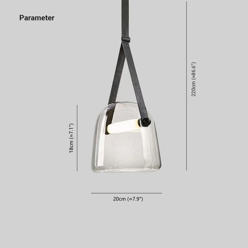 Nordic Moderna Polígono Vidrio Lámpara Colgante, Gris/Blanca