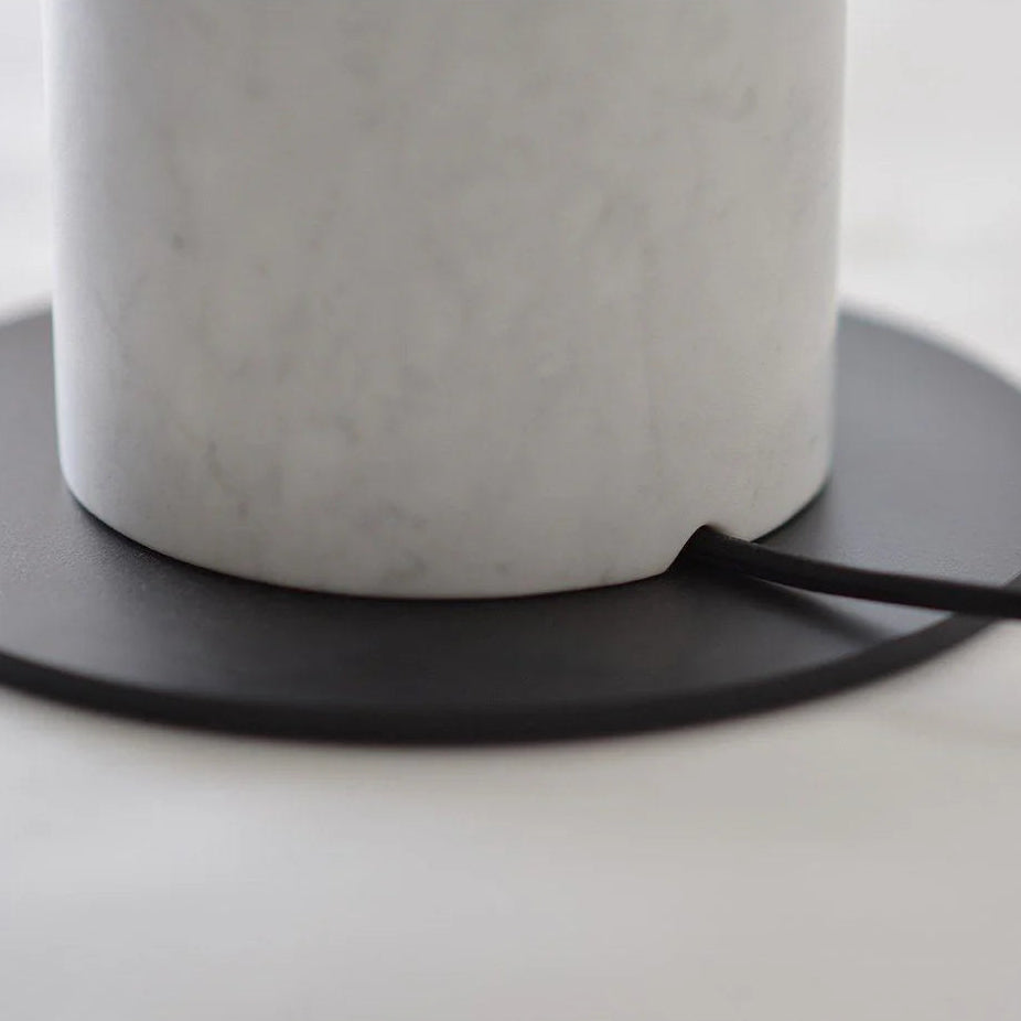 Dune Marble Round Resin Floor Lamp