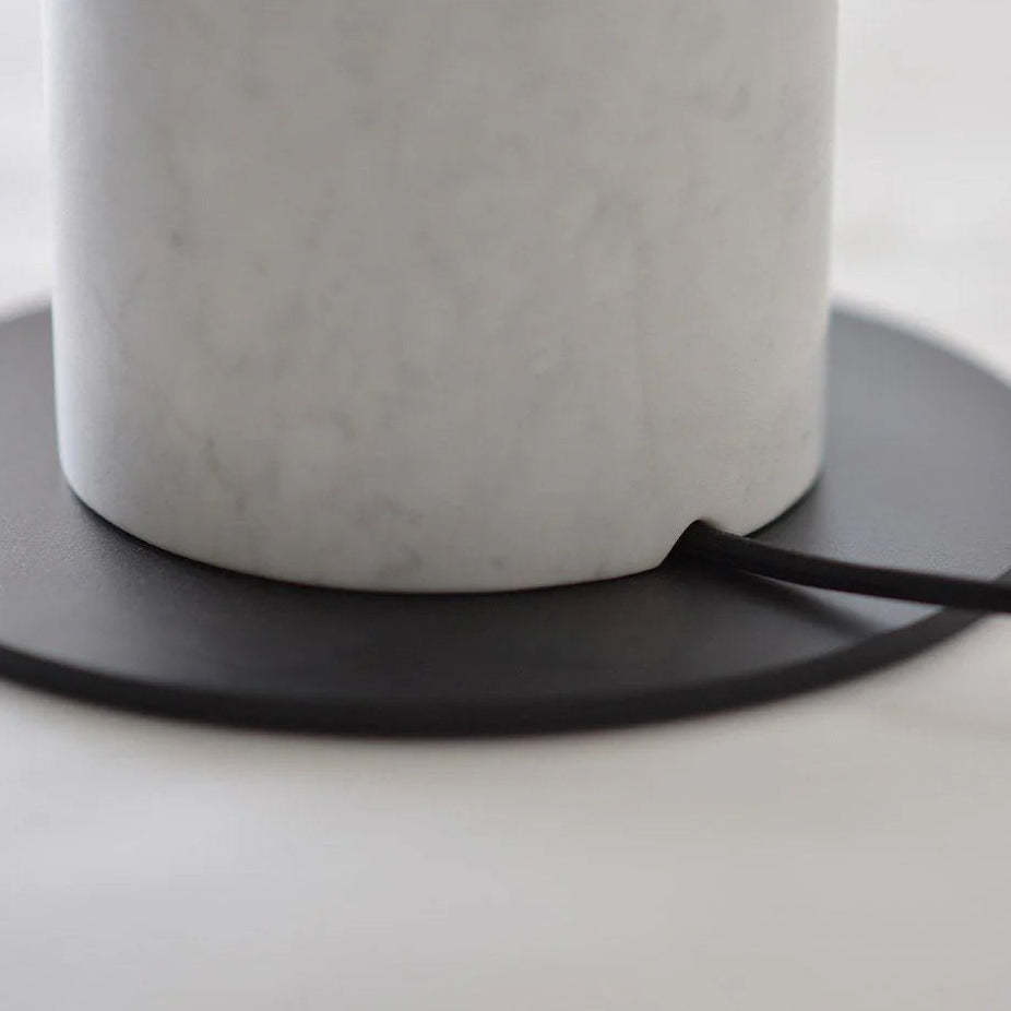 Dune Marble Round Resin Floor Lamp