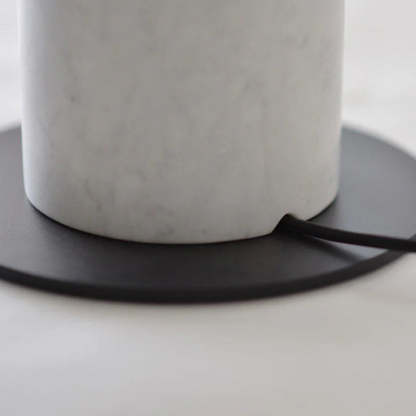 Dune Marble Round Resin Floor Lamp
