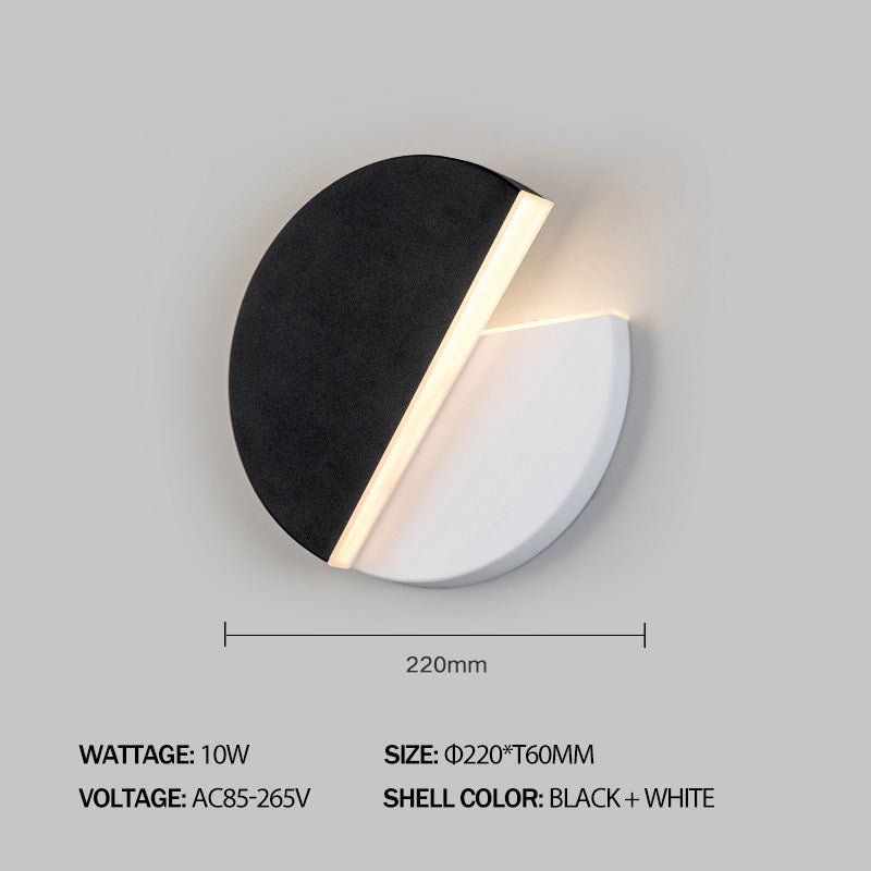 Drehbare Wall Lamp Blanco/Negro LED para Dormitorio y Salón