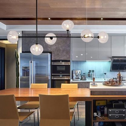 Valentina Moderno Lámpara Colgante LED Negro Comedor/Sala de Estar/Dormitorio Mesa de Comedor Metal