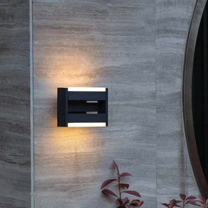Orr Giratorio Aplique Exterior Metal Jardín Pasillo Terraza