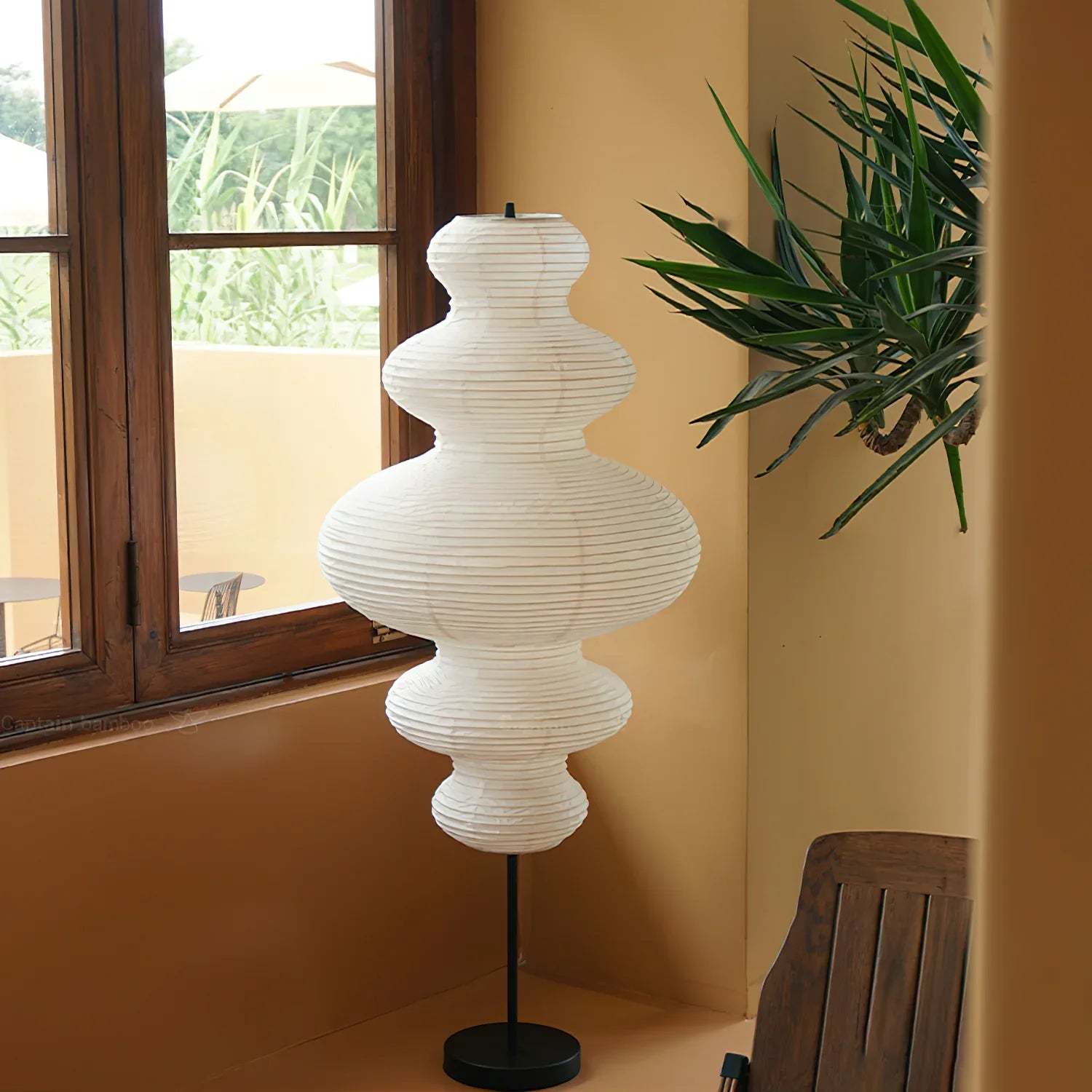 Hakka Sculpted Paper Floor Lamp