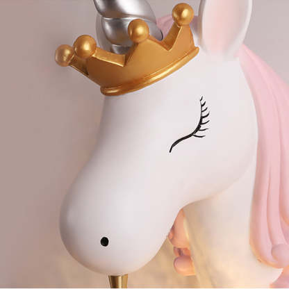 Minori Aplique Unicornio Rosa y Azul Habitación Infantil