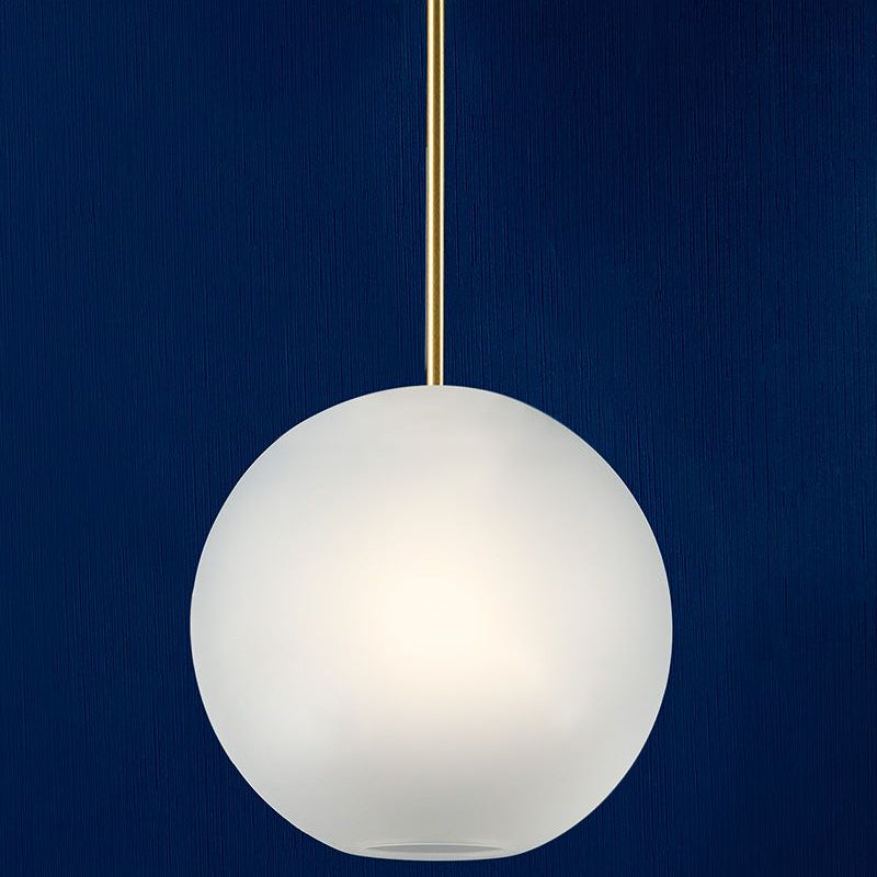 Hailie Moderne Boble Metal Pendellampe, Guld