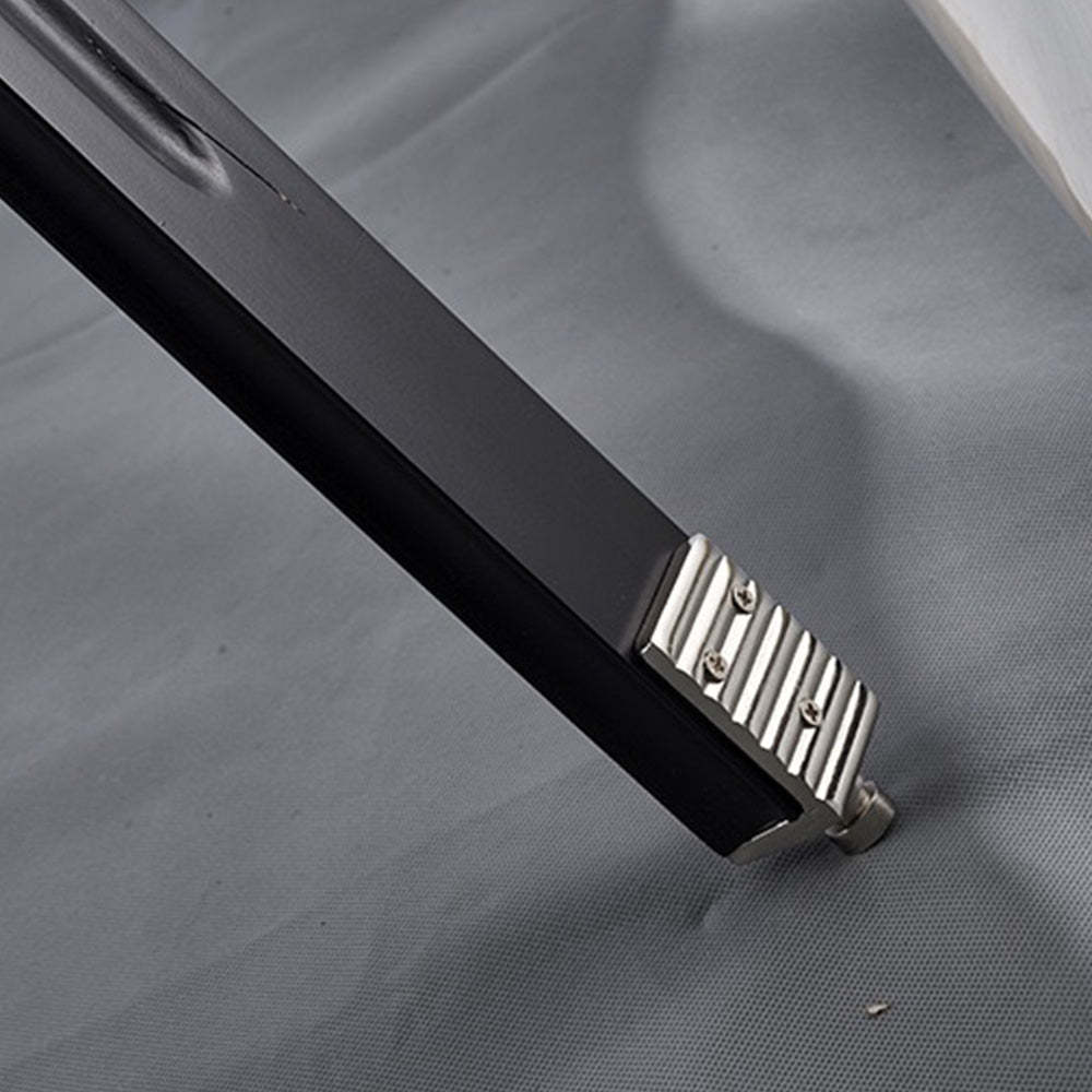 Salgado Moderna Diseño Metal/Madera Lámpara de Pie Cromo/Dorada