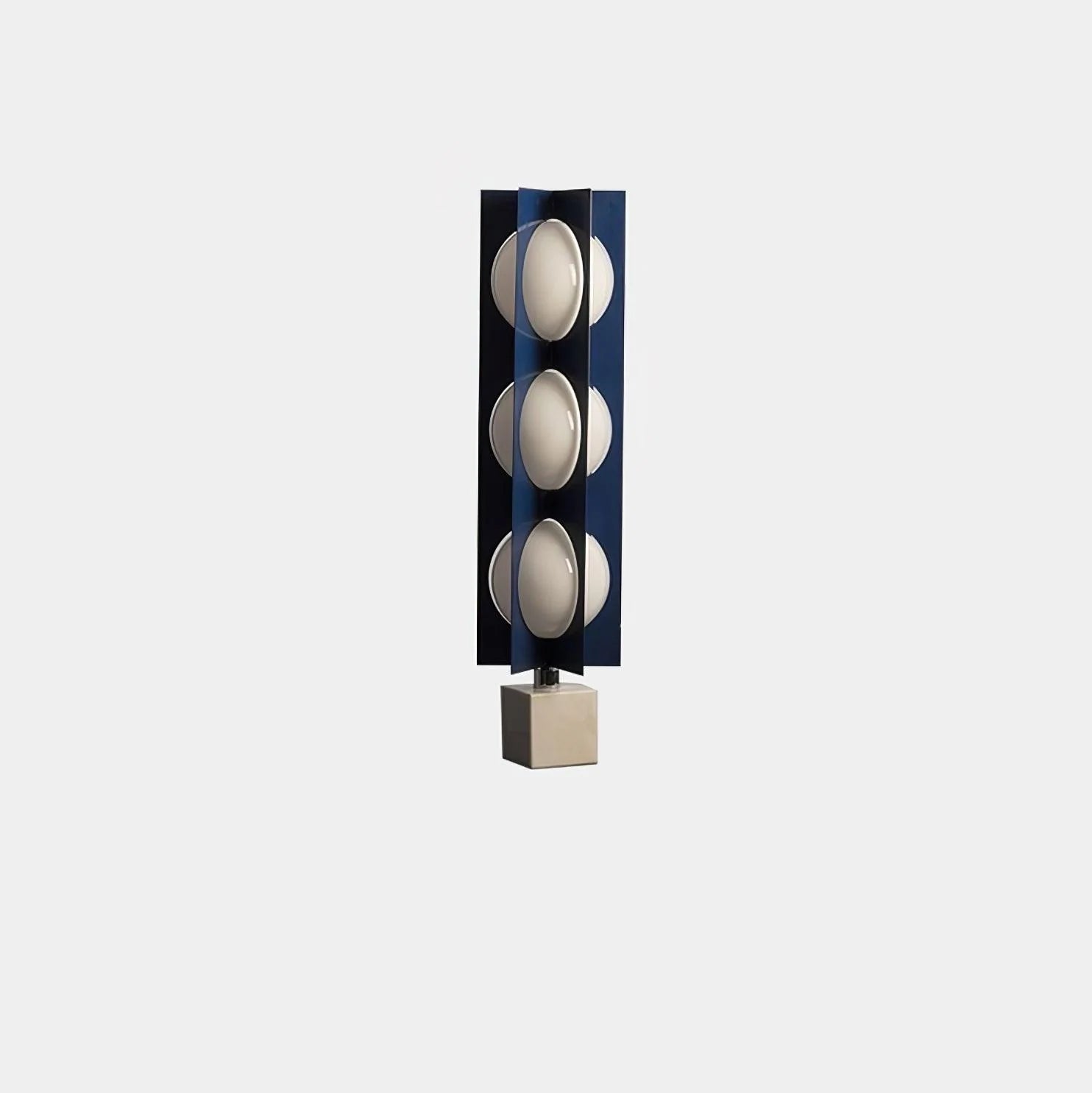 Retro Blue Marble Floor Lamp