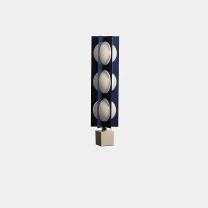 Retro Blue Marble Floor Lamp