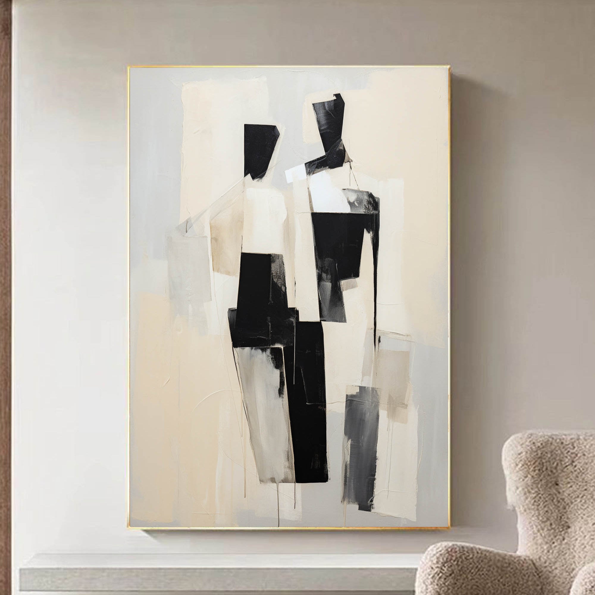 Arte De Retrato Abstracto #MS055