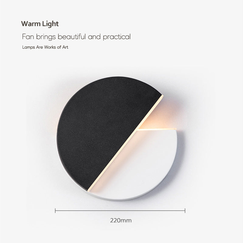 Drehbare Wall Lamp Blanco/Negro LED para Dormitorio y Salón
