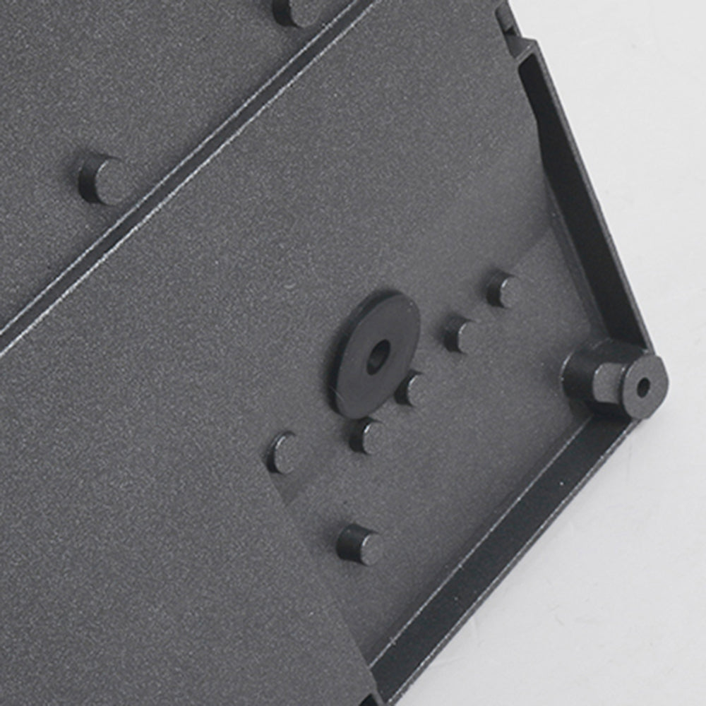 Orr Moderno Redondo Cuadrado Metal Aplique Exterior