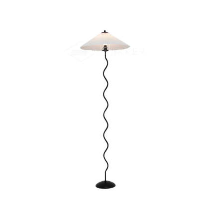 Retro Squiggle Metal Floor Lamp