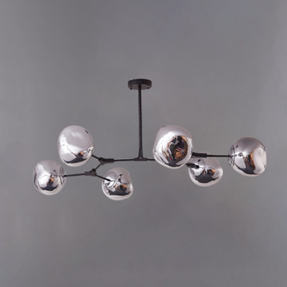 Mirza Diseño Molecular Metal Lámpara Colgante Dorada