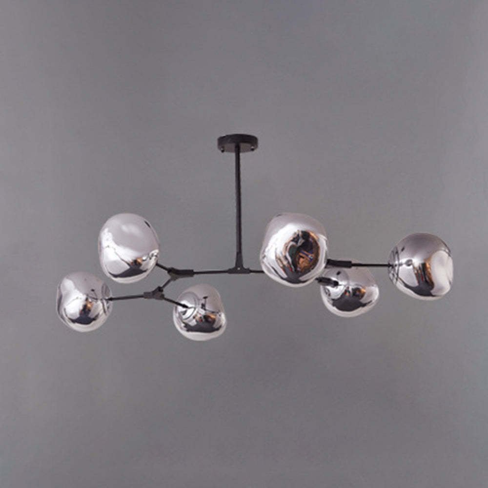 Mirza Diseño Molecular Metal Lámpara Colgante Dorada