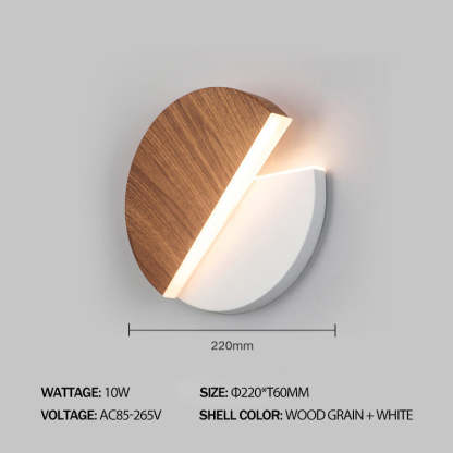 Drehbare Wall Lamp Blanco/Negro LED para Dormitorio y Salón