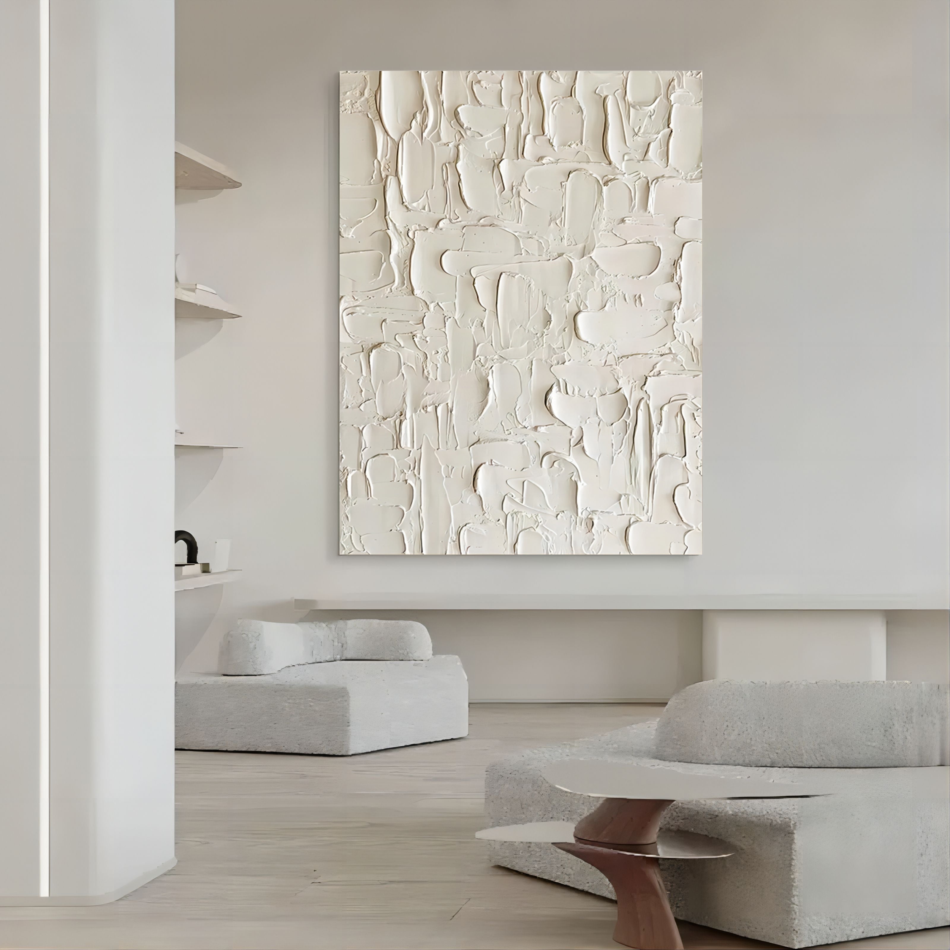 Arte Minimalista De Yeso #MS071