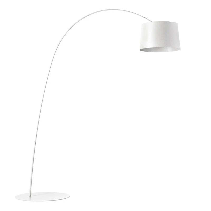 Axis Curved Drum Shade Floor Lamp