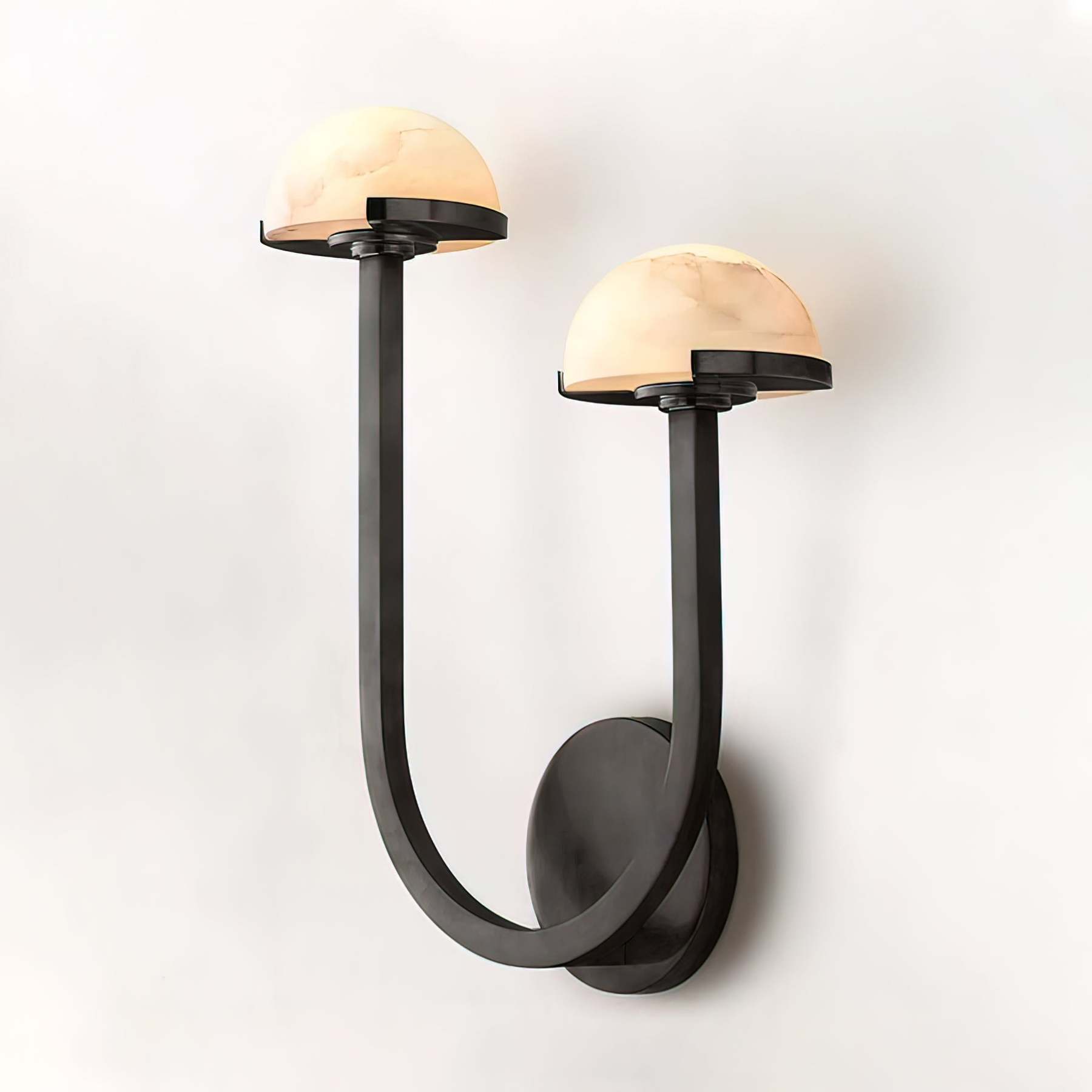 Halo Mushroom Alabaster Wall Light