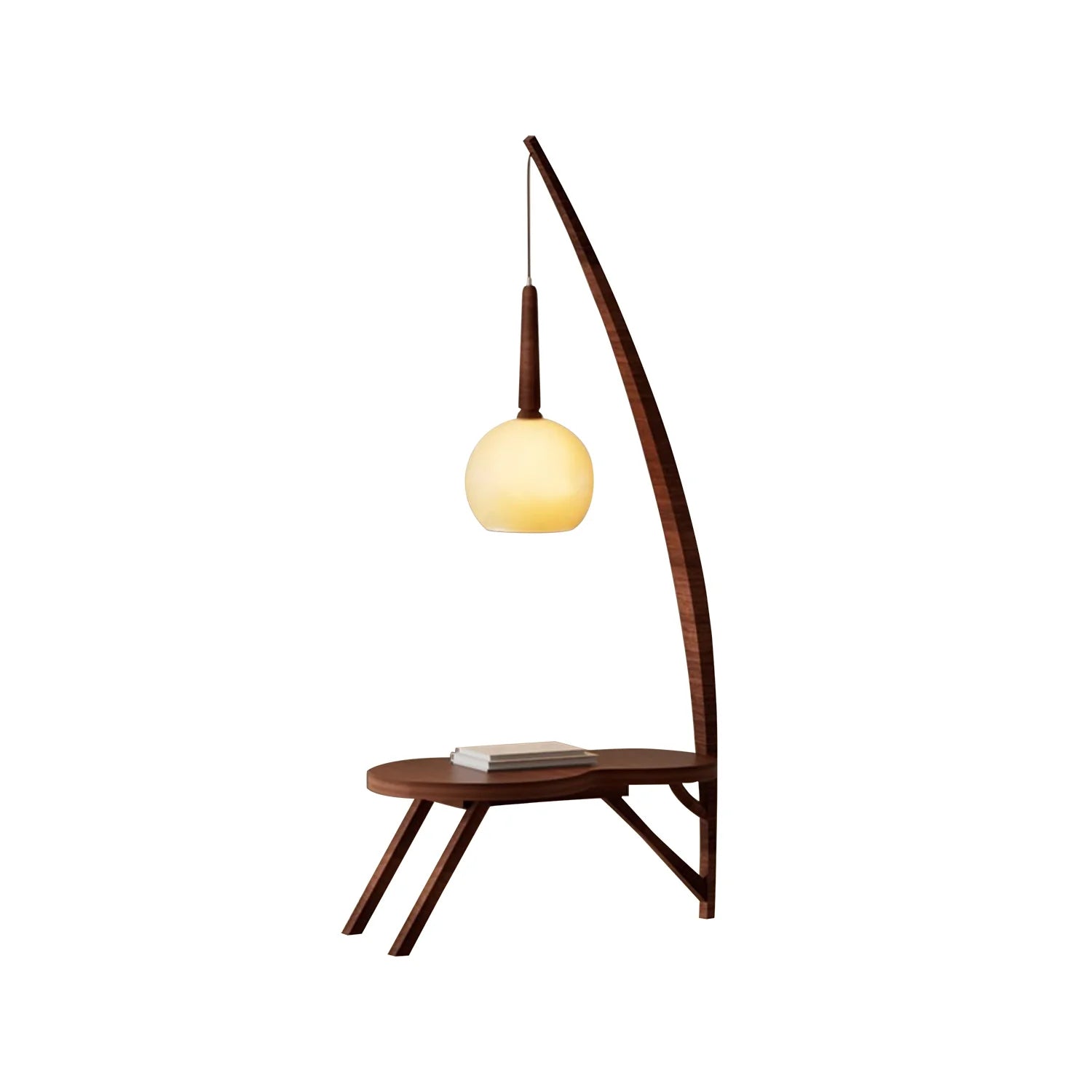 Drift Solid Wood Coffee Table Floor Lamp