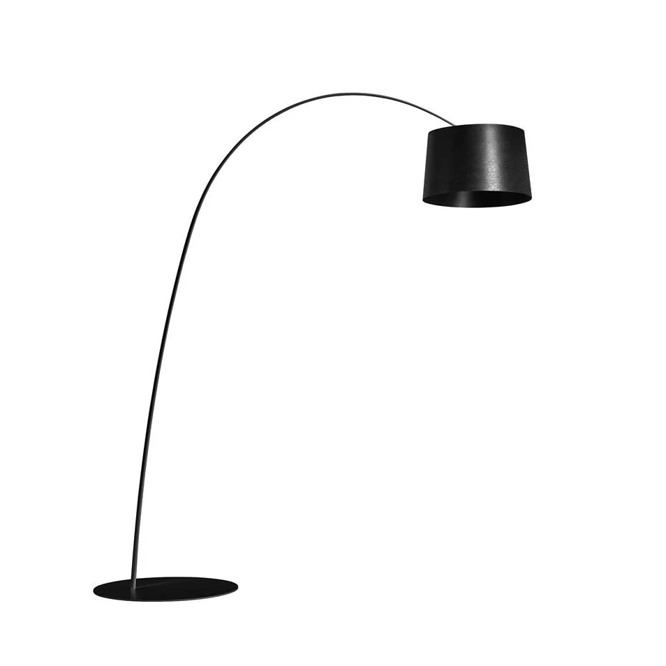 Axis Curved Drum Shade Floor Lamp