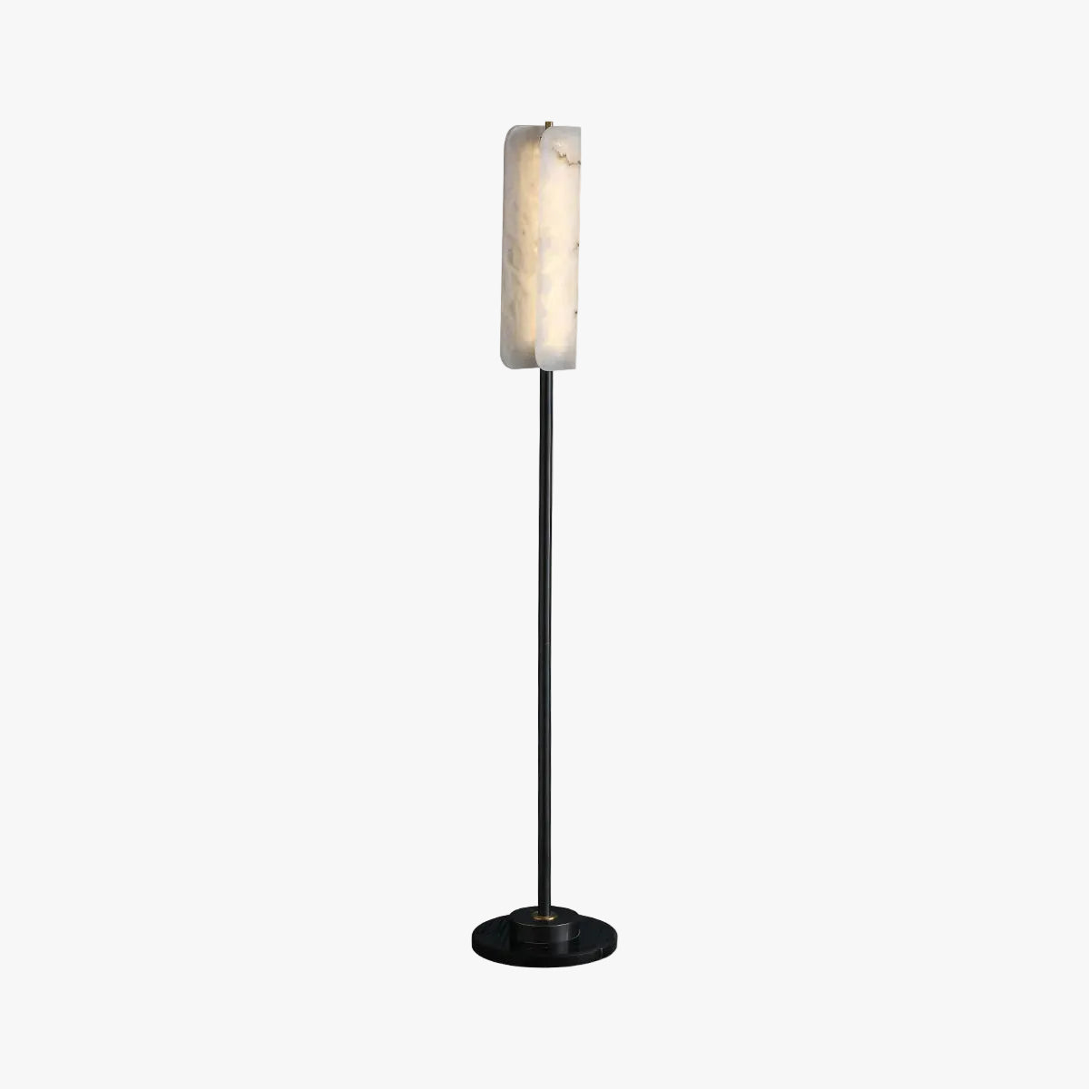 Dune Minimalist Alabaster Floor Lamp