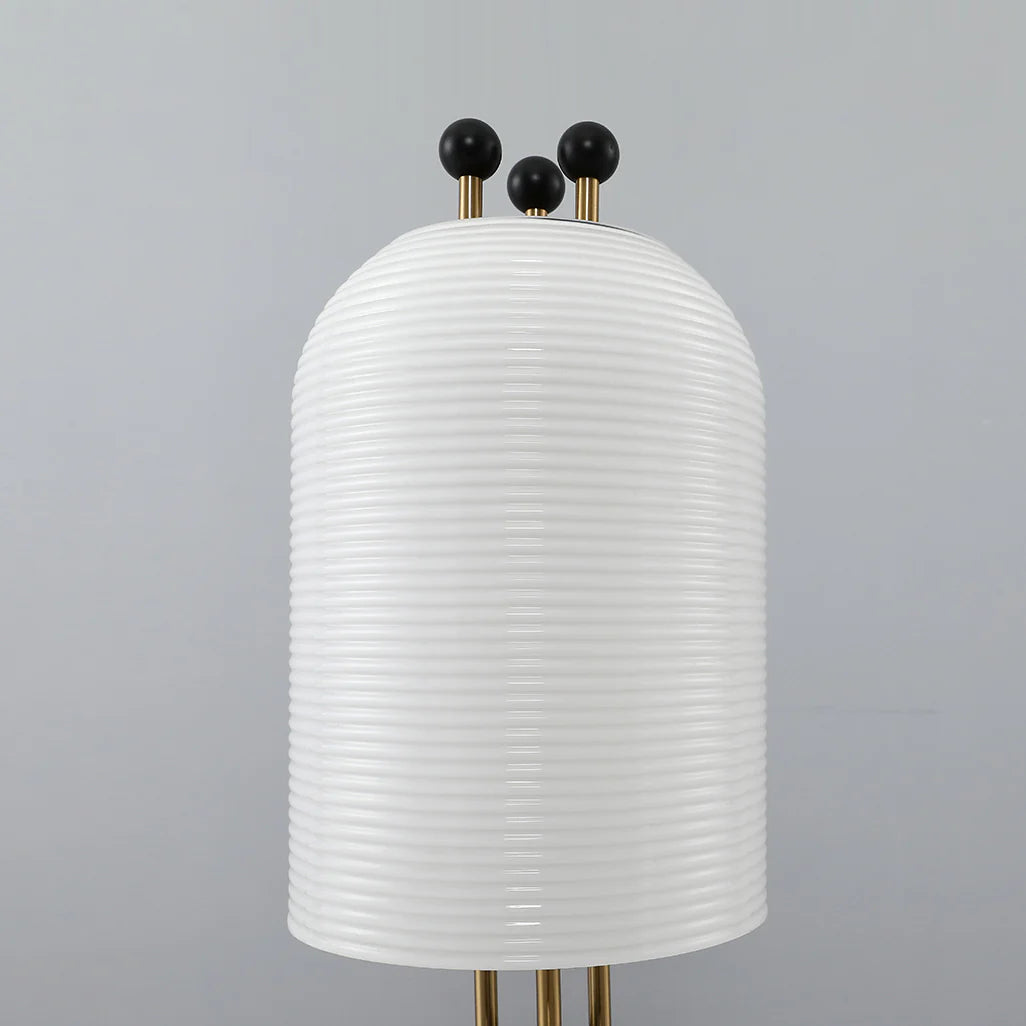 Retro Lantern Glass Floor Lamp