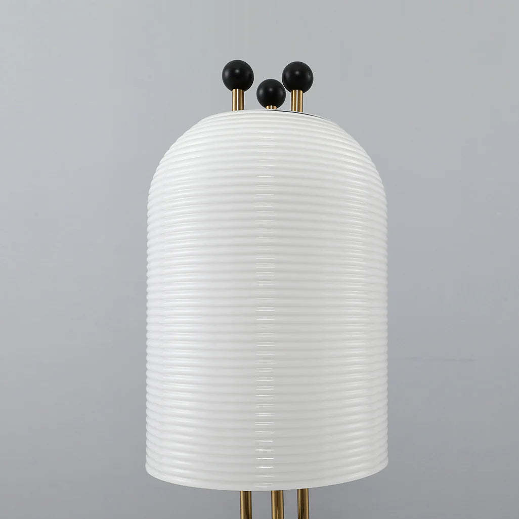 Retro Lantern Glass Floor Lamp