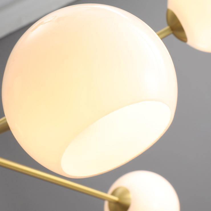 Axis Geometric Smoked Glass Chandelier