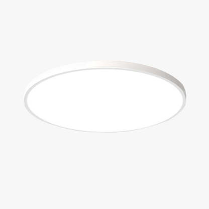 Quinn Minimalista Redonda Acrílico LED Lámpara de Techo Blanca/Negra