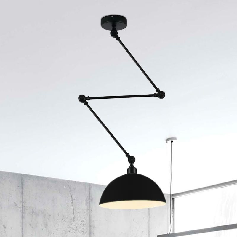 Minori Lámpara colgante LED Moderna Negro Rojo Amarillo Verde metal