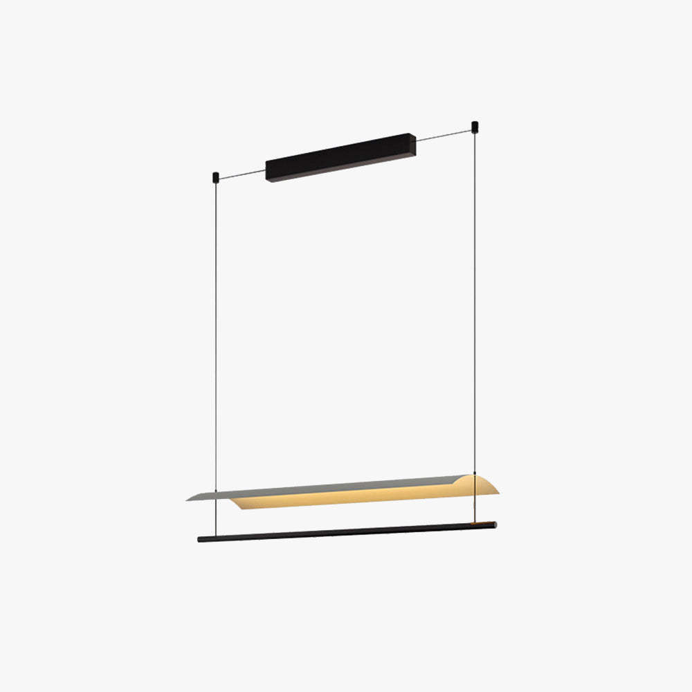 Edge Minimalista Lineal Metal/Acrílico Lámpara Colgante