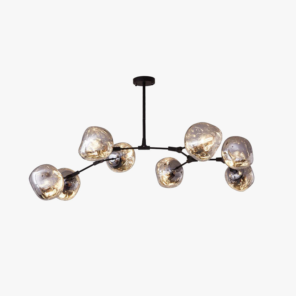 Mirza Diseño Molecular Metal Lámpara Colgante Dorada