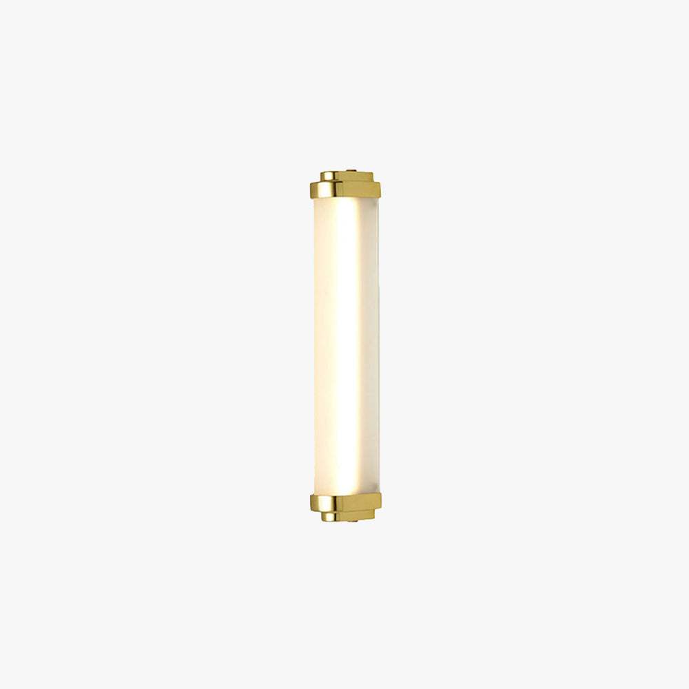 Edge Lámpara de pared Exterior Minimalista Negro Dorado y Plateado
