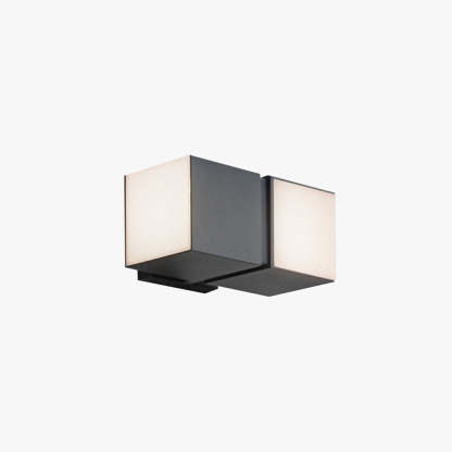 Orr Moderna Lámpara de pared Exterior LED Geometría para Pasillo Metal y Acrílico Giratoria
