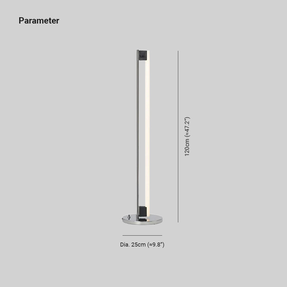 Axis Modern LED Tube Floor Lamp