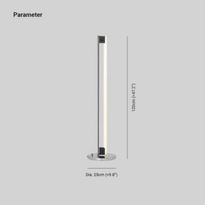 Axis Modern LED Tube Floor Lamp