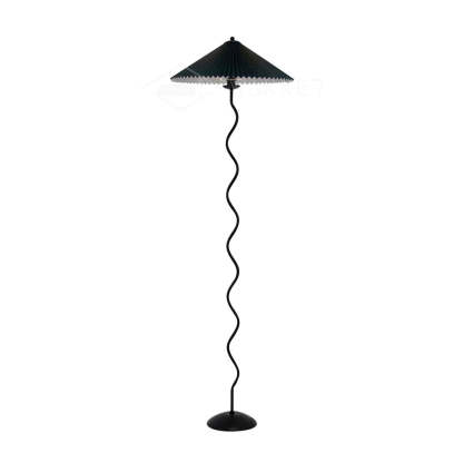 Retro Squiggle Metal Floor Lamp
