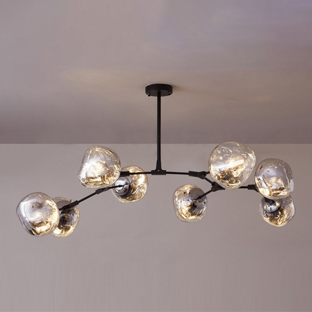 Mirza Diseño Molecular Metal Lámpara Colgante Dorada