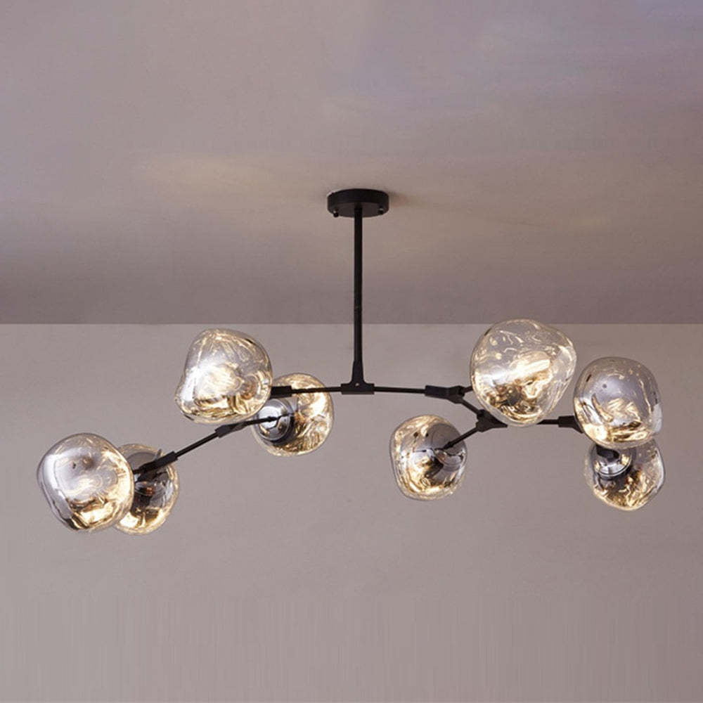Mirza Diseño Molecular Metal Lámpara Colgante Dorada