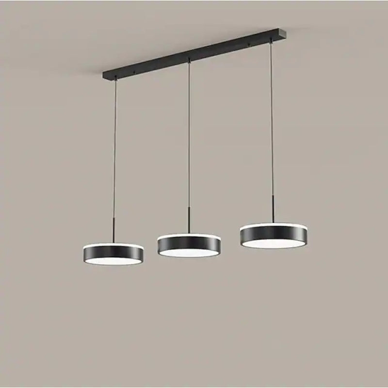 Raheel Simple Círcula Metal/Acrílico Lámpara Colgante Negra/Oro