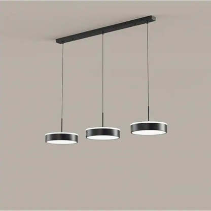 Raheel Simple Círcula Metal/Acrílico Lámpara Colgante Negra/Oro