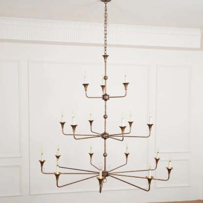 Axis Brass Chandelier