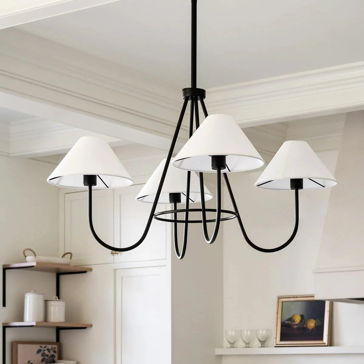 Axis Brass Chandelier
