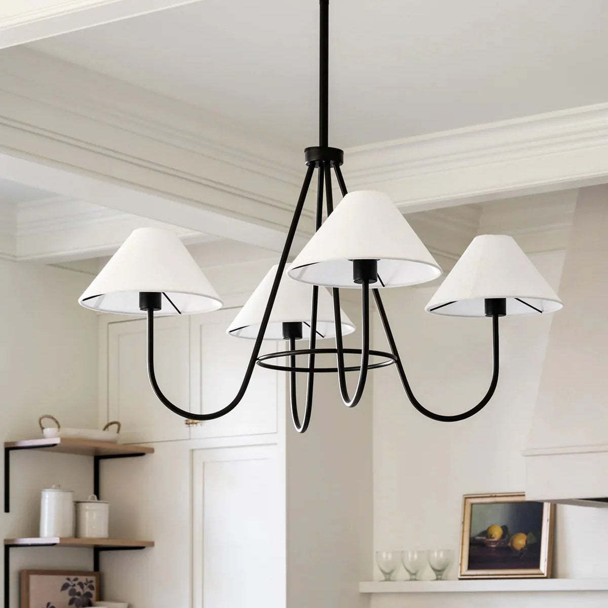 Axis Brass Chandelier