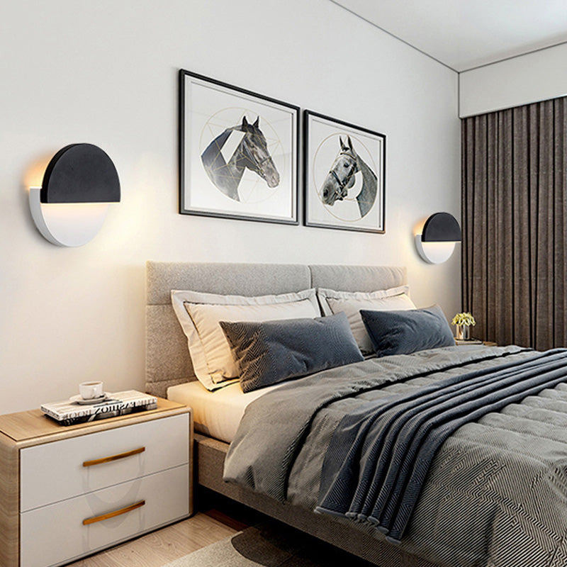Drehbare Wall Lamp Blanco/Negro LED para Dormitorio y Salón