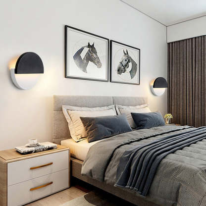 Drehbare Wall Lamp Blanco/Negro LED para Dormitorio y Salón