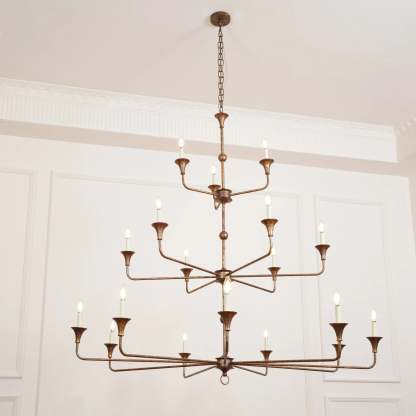 Axis Brass Chandelier